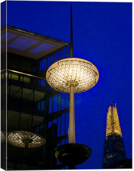  Lights Up London Canvas Print by Clive Eariss