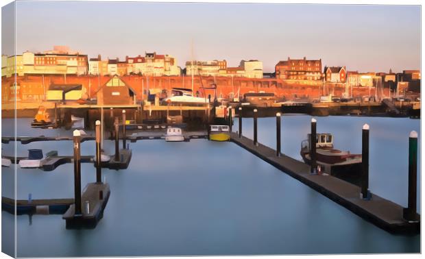 Ramsgate Harbour Kent Canvas Print by Clive Eariss