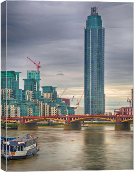 Vauxhall  London City Canvas Print by Clive Eariss