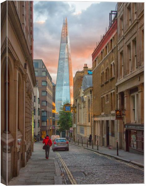 The Shard London Canvas Print by Clive Eariss