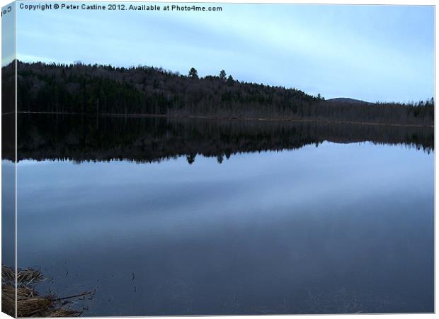 Calm Waters Canvas Print by Peter Castine