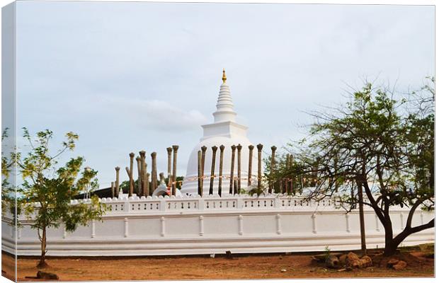 Thuparama  Stupa,Srilanka. Canvas Print by thushara weeramanthry