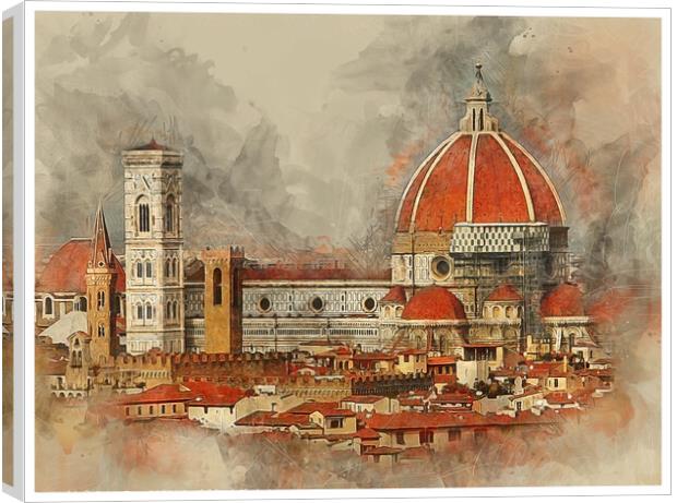 Florence Cathedral Duomo Canvas Print by Brian Tarr