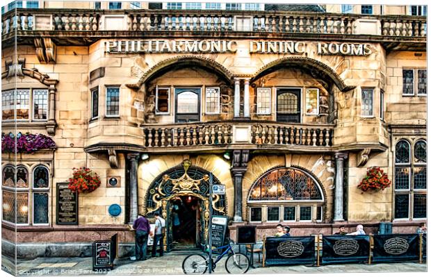 The Philharmonic Pub in Liverpool  Canvas Print by Brian Tarr