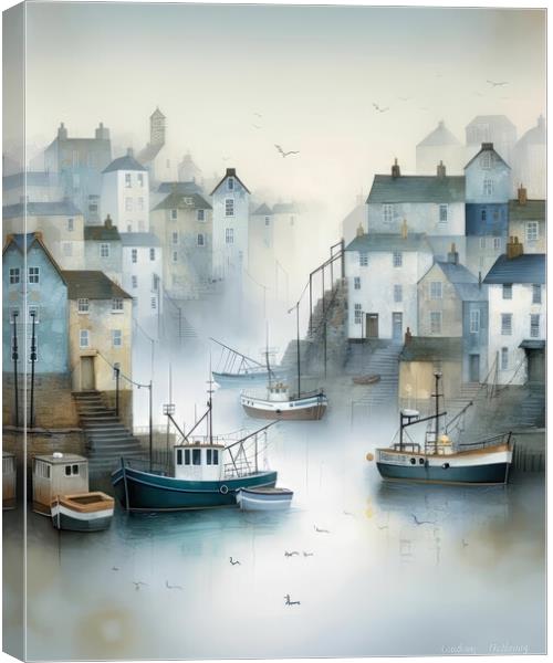 Early morning mist Canvas Print by Brian Tarr