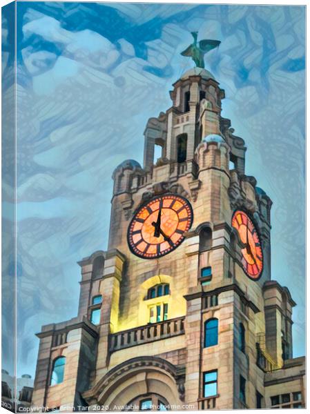 It's 5 o clock somewhere - Liverpool Canvas Print by Brian Tarr