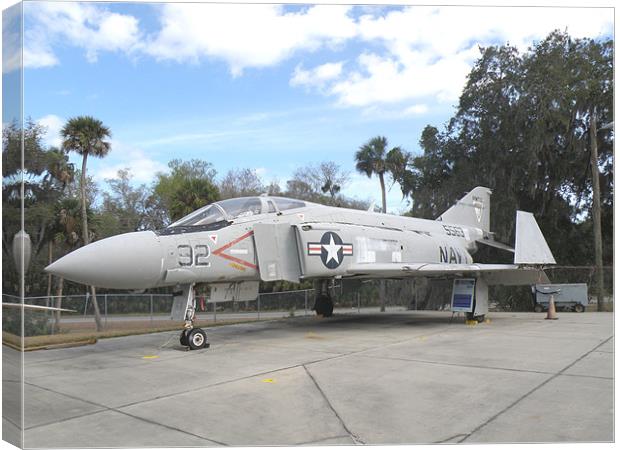 The McDonnell-Douglas F-4 Phantom II Canvas Print by Edward Denyer