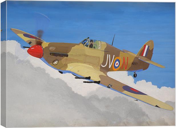 Hawker Hurricane Mk.IV Canvas Print by Olive Denyer