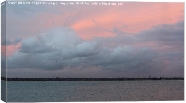 Calm before the storm Canvas Print by Elaine Pearson