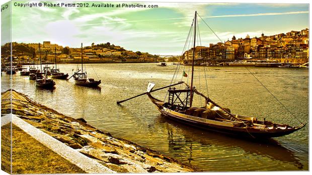 Porto Wine Transport Canvas Print by Robert Pettitt