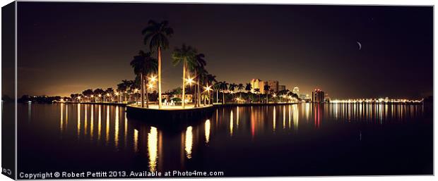 West Palm Beach Canvas Print by Robert Pettitt