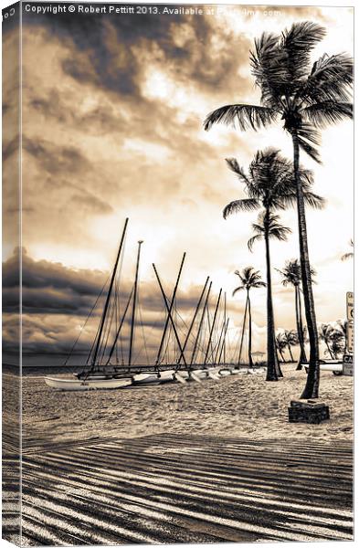 Fort Lauderdale Canvas Print by Robert Pettitt