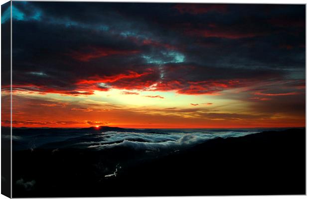 Highland sunrise Canvas Print by Macrae Images