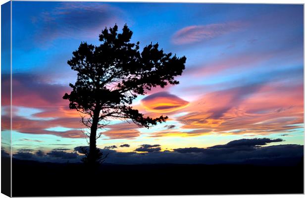 Abriachan sky Canvas Print by Macrae Images