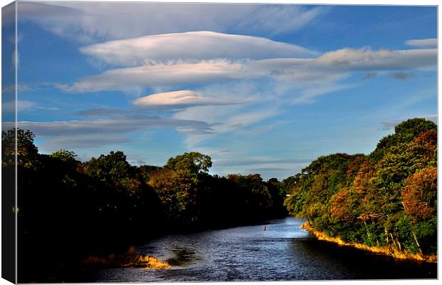  The River Beauly Canvas Print by Macrae Images