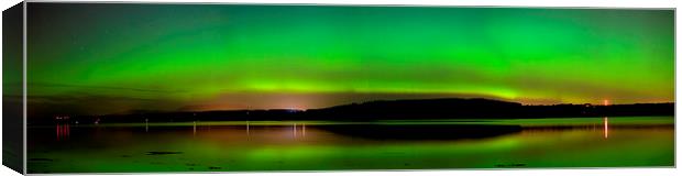   Aurora Over The Beauly Firth Canvas Print by Macrae Images