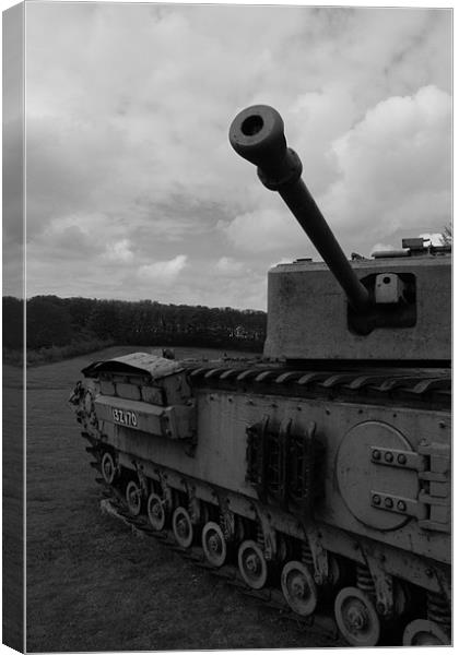 WWII Tank Canvas Print by Adrian Wilkins