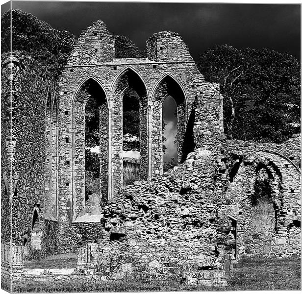 Inch Abbey Canvas Print by Raymond Spiers