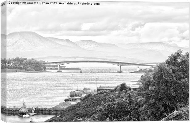 Skye Bridge Canvas Print by Graeme Raffan