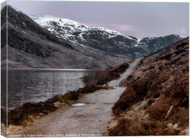 Loch Turret Path Canvas Print by Fraser Hetherington