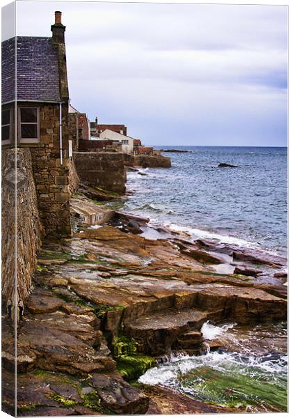 Along Anstruther Way Canvas Print by Fraser Hetherington