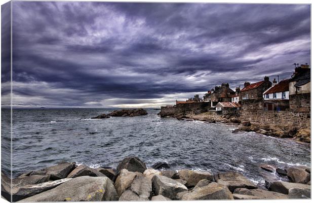 Anstruther Seaview Canvas Print by Fraser Hetherington