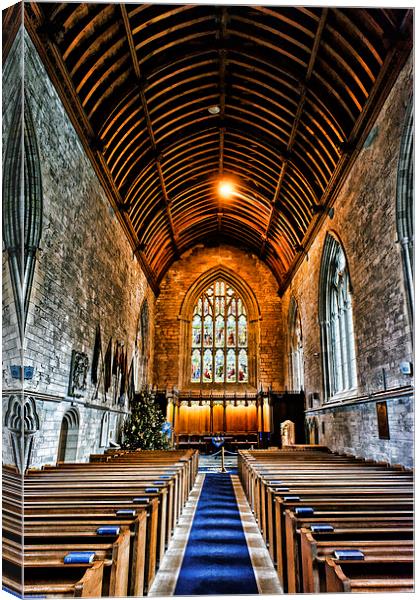 Dunkeld Cathedral Canvas Print by Fraser Hetherington