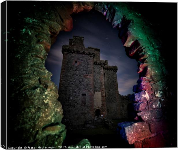 Balvaird Castle Portal Canvas Print by Fraser Hetherington