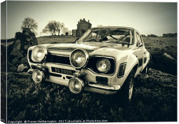 Classic at a Classic Canvas Print by Fraser Hetherington