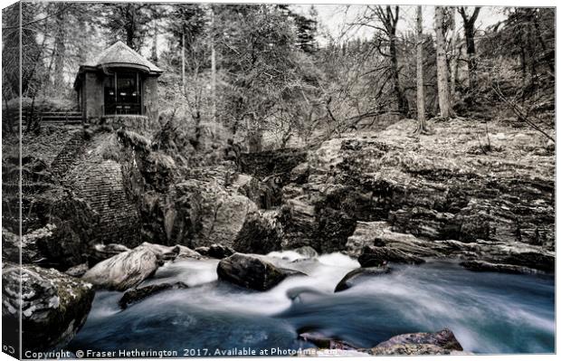 Hermitage Falls Canvas Print by Fraser Hetherington