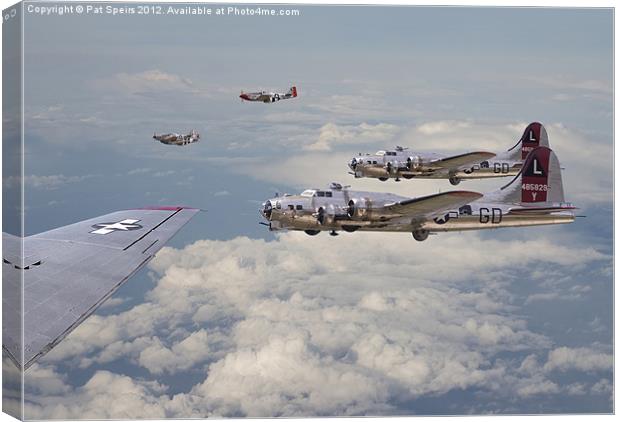 B17 - mission package Canvas Print by Pat Speirs
