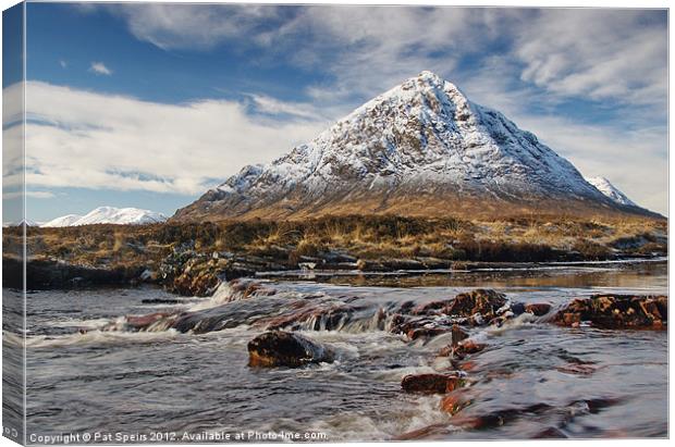 Buchaille Etive Mhor Canvas Print by Pat Speirs