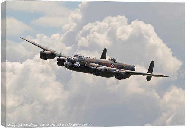 BBMF Lancaster Canvas Print by Pat Speirs
