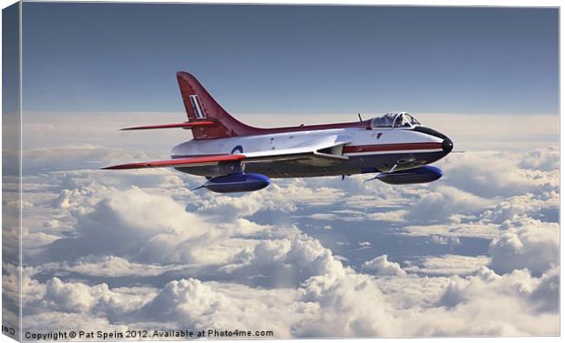 Hawker Hunter Canvas Print by Pat Speirs