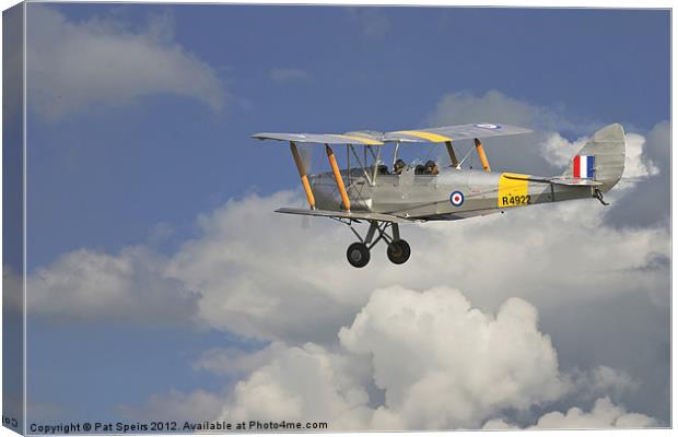 DH82 Tiger Moth Canvas Print by Pat Speirs