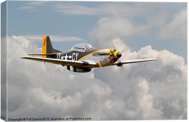 P51D Mustang - Miss Velma Canvas Print by Pat Speirs