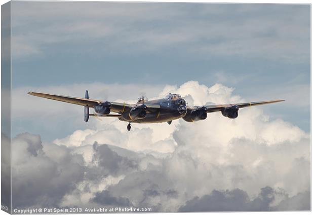 Avro Lancaster Canvas Print by Pat Speirs