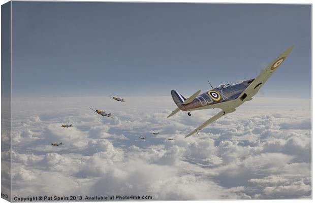 September Odds - Battle of Britain Canvas Print by Pat Speirs