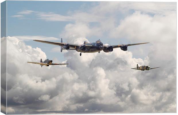 Battle of Britain Memorial Flight Canvas Print by Pat Speirs