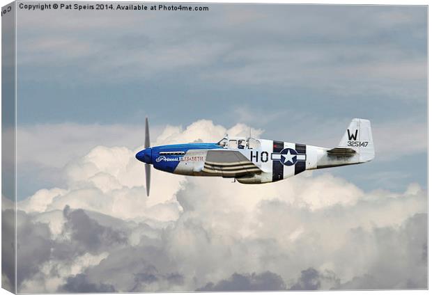 P51 Mustang - Gallery No. 2 Canvas Print by Pat Speirs
