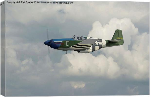 P51 Mustang - Gallery No. 1 Canvas Print by Pat Speirs