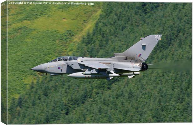  RAF Tornado - Low Level Canvas Print by Pat Speirs