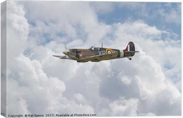  Spitfire - US Eagle Squadron Canvas Print by Pat Speirs