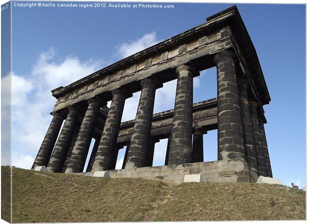 Penshaw Monument Canvas Print by kailie canadas rogers