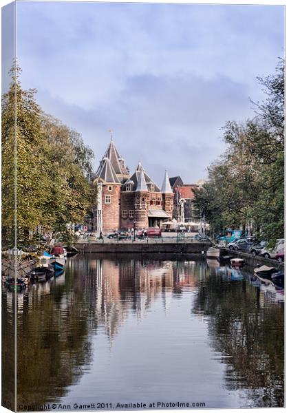 The Waag, Amsterdam Canvas Print by Ann Garrett