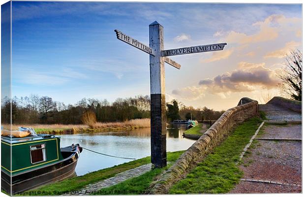 Haywood Junction Canvas Print by Ann Garrett