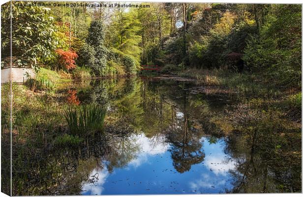 Lake Reflections Canvas Print by Ann Garrett