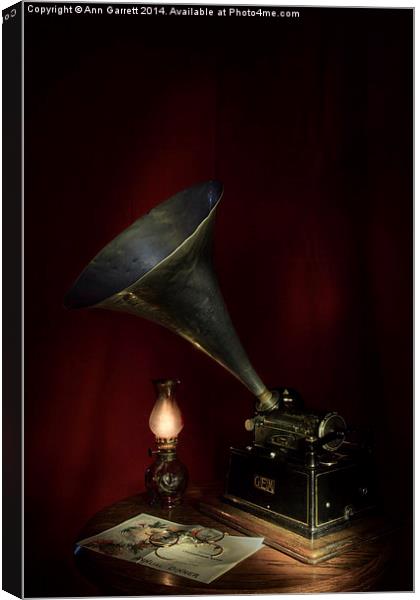 The Phonograph 2 Canvas Print by Ann Garrett