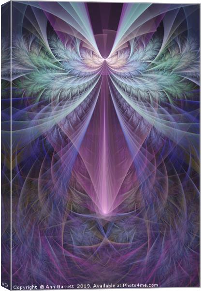 Fractal Ascension Canvas Print by Ann Garrett