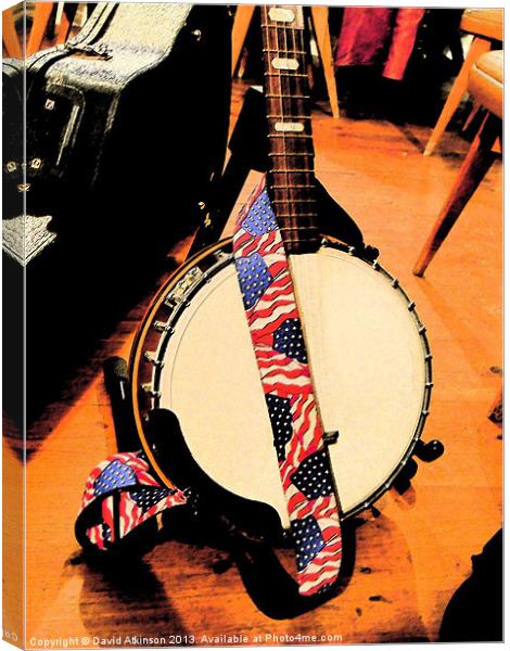 BANJO TIME Canvas Print by David Atkinson